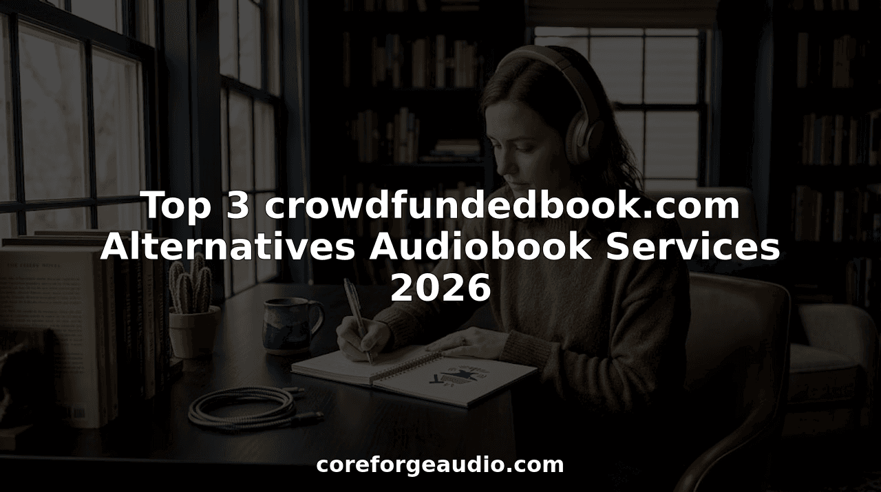 Top 3 crowdfundedbook.com Alternatives Audiobook Services 2026