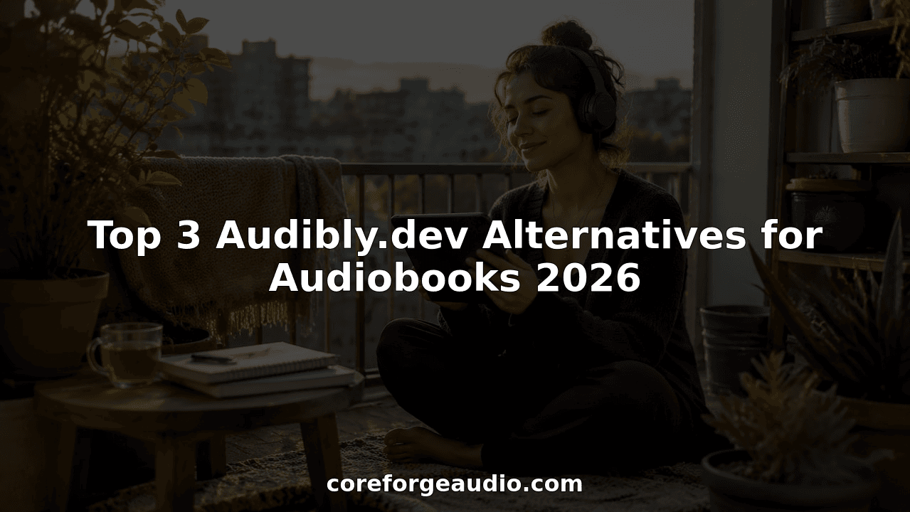 Top 3 Audibly.dev Alternatives for Audiobooks 2026